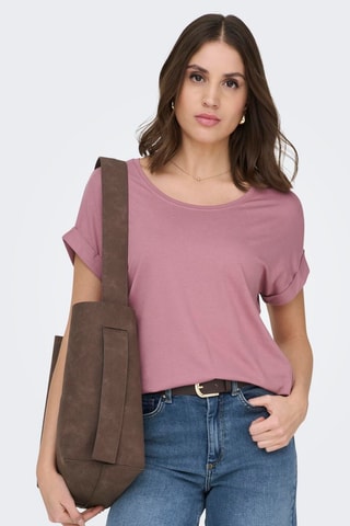 T-shirt regular - Vieux rose
