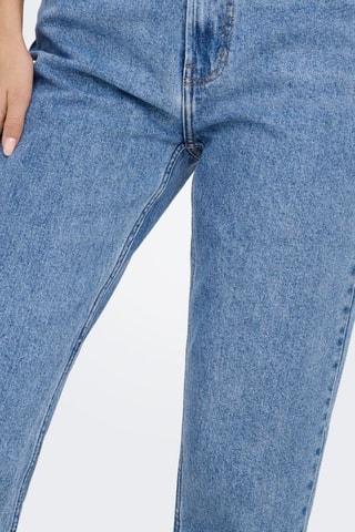 Jean droit taille haute - Ciel