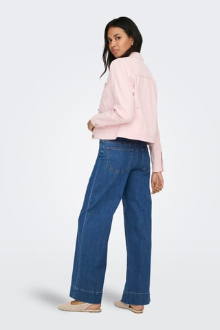Veste en jean - Mauve