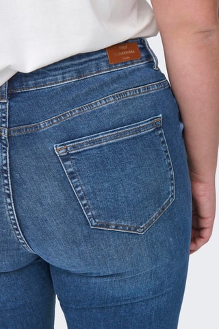 Jean skinny en coton biologique - Bleu marine