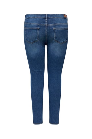 Jean skinny en coton biologique - Bleu marine