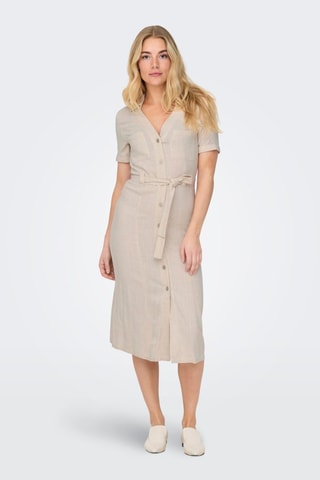 Robe chemise - Gris clair