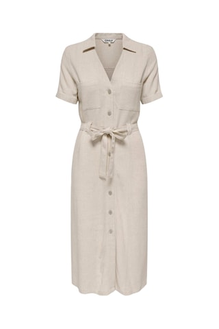 Robe chemise - Gris clair