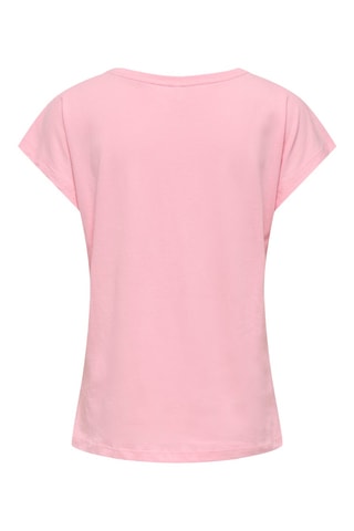 T-shirt regular en coton biologique - Rose
