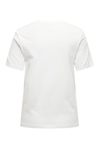 T-shirt regular en coton biologique - Blanc