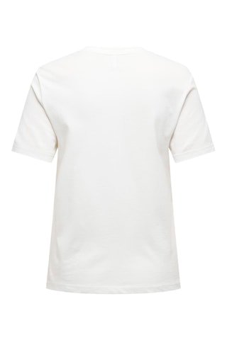 T-shirt regular en coton biologique - Blanc