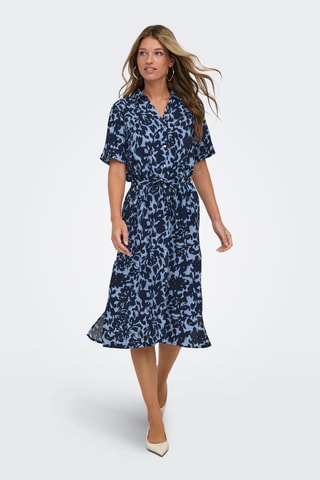 Robe chemise - Bleu