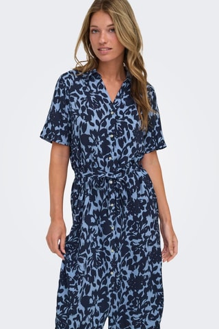 Robe chemise - Bleu