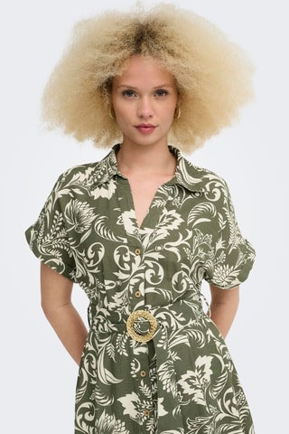 Robe chemise - Vert