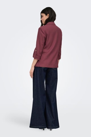 Veste en lin - Vieux rose