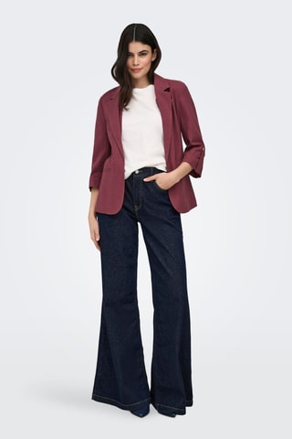Veste en lin - Vieux rose