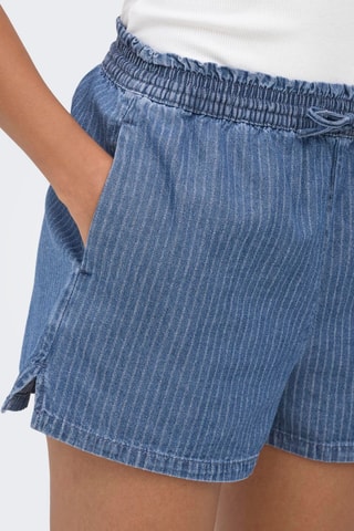 Short loose en jean - Bleu
