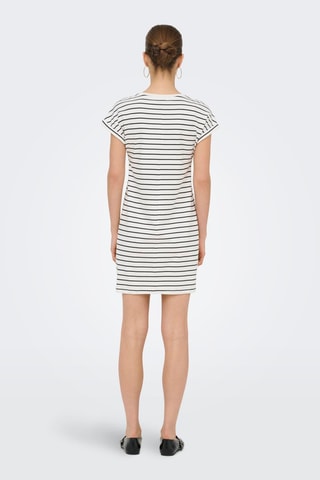 Robe t-shirt en coton biologique - Blanc
