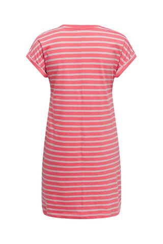 Robe t-shirt en coton biologique - Rose