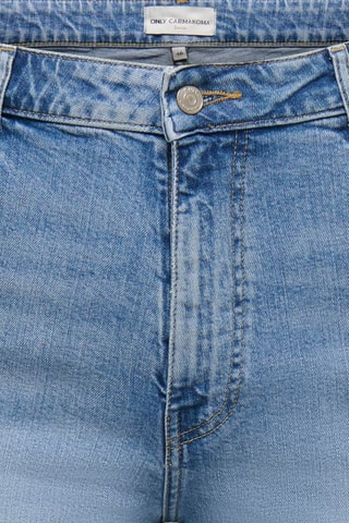 Short en jean regular taille haute - Bleu