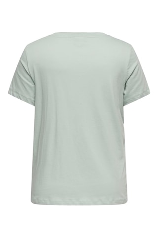 T-shirt regular en coton biologique - Vert clair