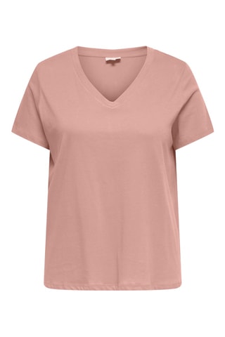 T-shirt regular en coton biologique - Rose