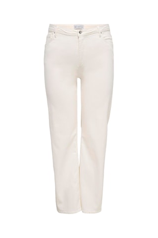 Jean wide legs taille haute - Ecru