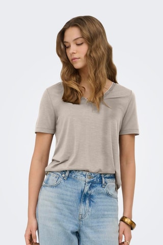 T-shirt regular - Gris clair