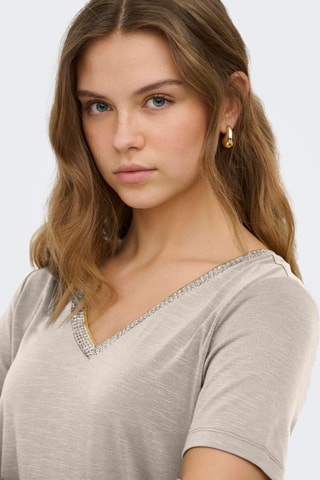 T-shirt regular - Gris clair