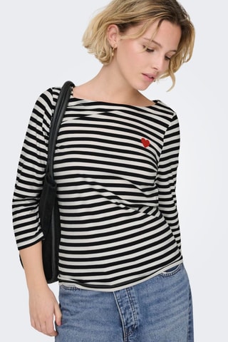 Top en coton biologique - Blanc