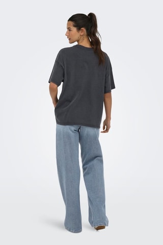 T-shirt regular en coton biologique - Noir
