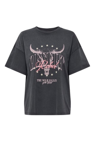 T-shirt regular en coton biologique - Noir