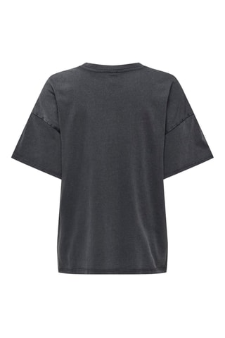 T-shirt regular en coton biologique - Noir