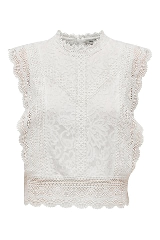 Top en dentelle Ecru
