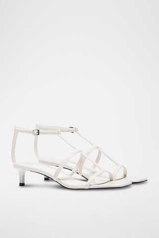 Sandalias de tacón - Blanco