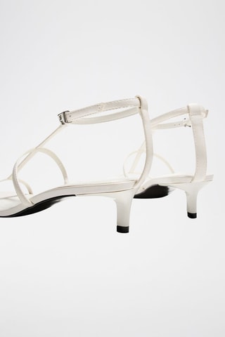 Sandalias de tacón - Blanco