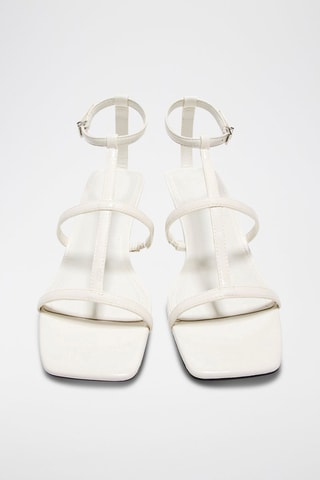 Sandalias de tacón - Blanco