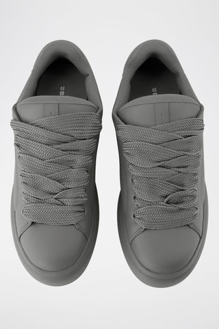 Zapatillas con plataforma - Gris oscuro