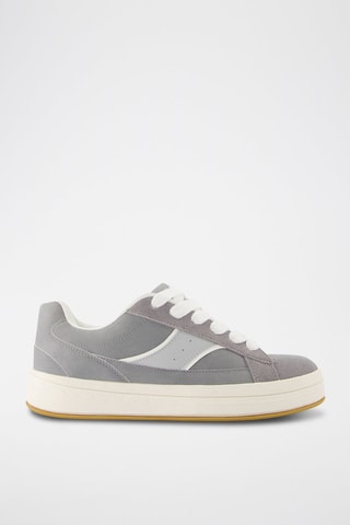 Zapatillas - Gris oscuro y blanco