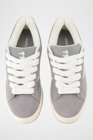 Zapatillas - Gris oscuro y blanco