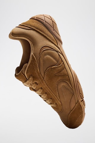 Zapatillas de piel - Marrón