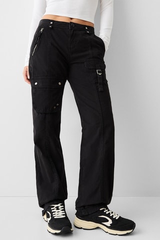 Pantalón cargo - Negro