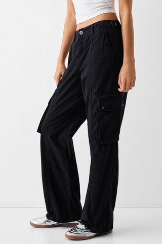 Pantalón cargo - Negro