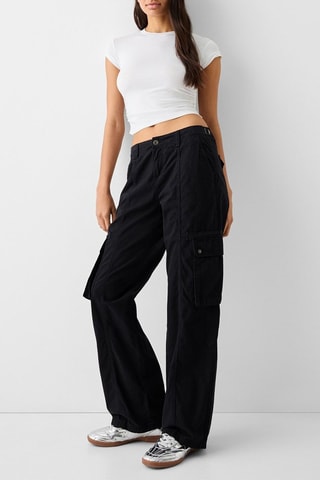 Pantalón cargo - Negro