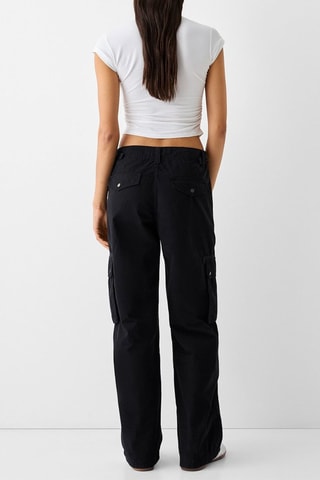 Pantalón cargo - Negro