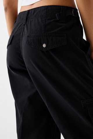 Pantalón cargo - Negro