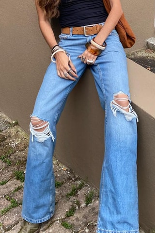 Vaquero wide leg - Azul claro