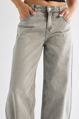 Jeans barrel - Grigio chiaro