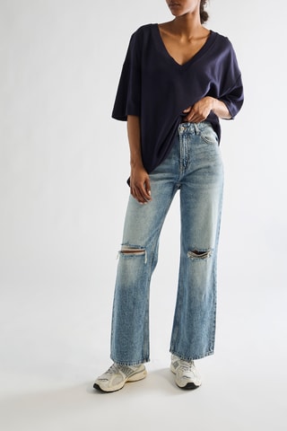 Vaquero wide leg - Azul cobalto