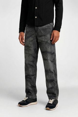 Vaquero tie-dye - Negro