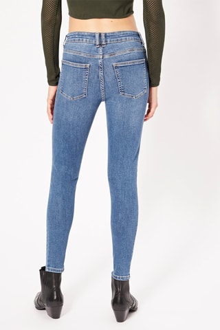 Vaquero skinny fit 7/8 - Azul