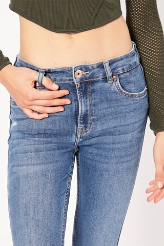 Vaquero skinny fit 7/8 - Azul