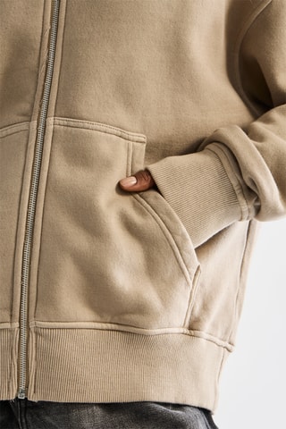 Sudadera con capucha - Beige