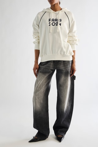Sudadera con capucha Juegos Olímpicos de París - Blanco