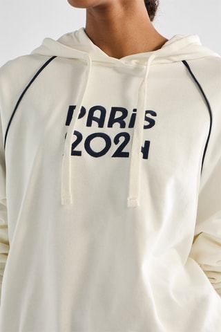 Sudadera con capucha Juegos Olímpicos de París - Blanco